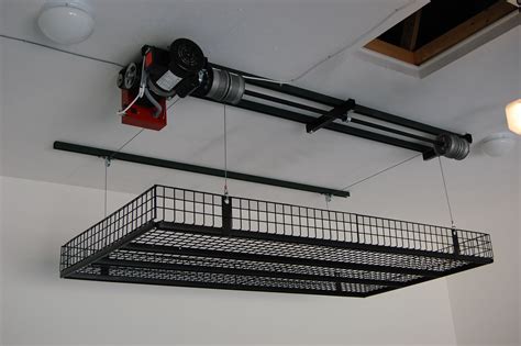 Storage Ideas Unique Lift Garage Ceiling Storage Overhead Garage
