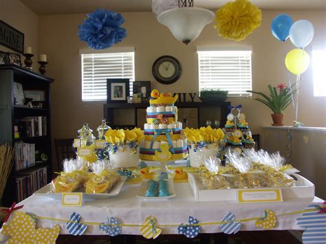 Rubber Ducky Baby Shower Decoration Ideas Free Printable