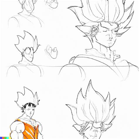 Como Desenhar Goku Dbz Fácil Tutorial Passo A Passo