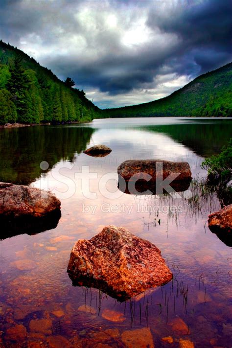 Eagle Lake Acadia National Park Stock Photo Royalty Free Freeimages