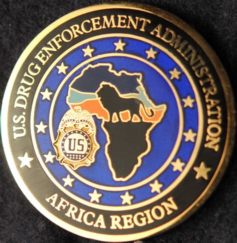 Us Drug Enforcement Agency Africa Region Challengecoinsca