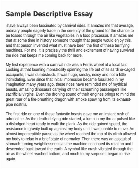 The first (fce) writing has only two parts. Descriptive Narrative Essay Example Lovely 23 Free Essay ...