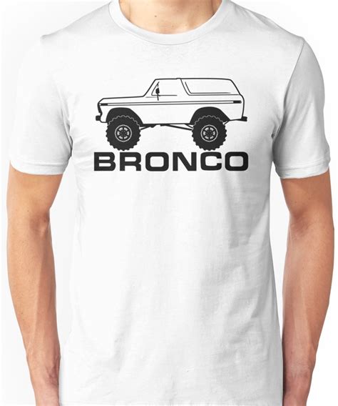 1978 1979 Ford Bronco Side Black Print Essential T Shirt By
