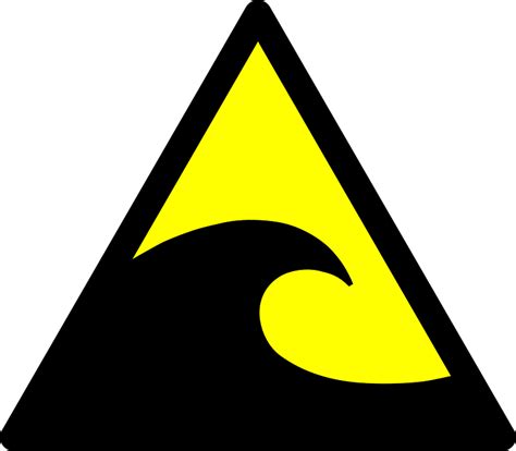 Are you searching for tsunami logo png images or vector? Water Tsunami Warning · Free vector graphic on Pixabay