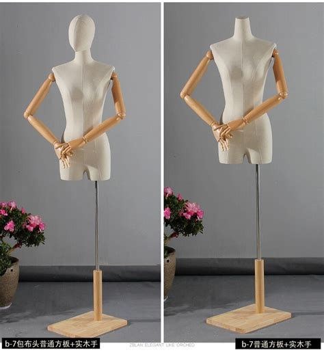 Buy Half Body Fiberglass Womens Clothes Fabric Female