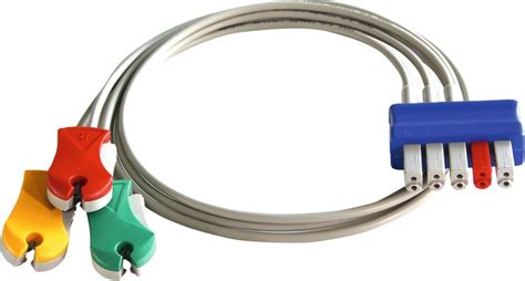 Patientenleitung Mit Klammer 3 Auf 5adrig Ekg Kabel Monitoring