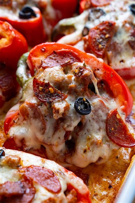 Get the recipe from dora daily » 14 of 18 Meat Lovers Pizza Stuffed Peppers | Recipe | Stuffed ...