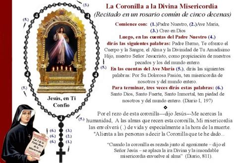 Historia De La Coronilla A La Divina Misericordia Ora Con El Corazon