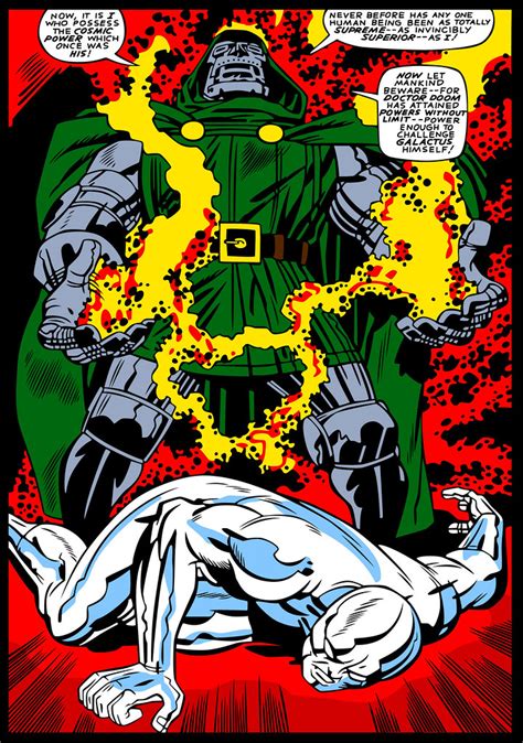 Doctor Doom Vs The Silver Surfer Jack Kirby And A Happy Flickr