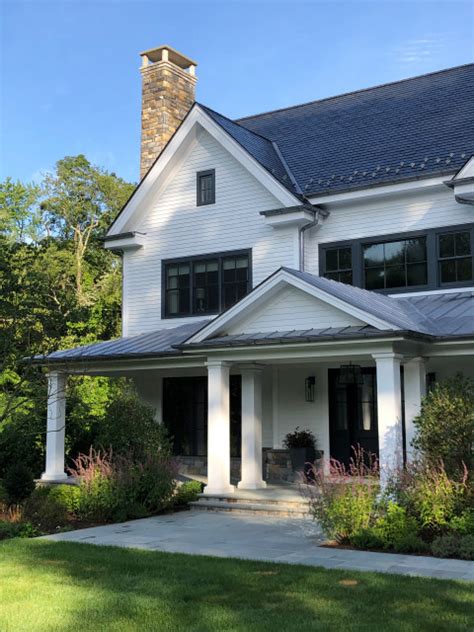 Modern Farmhouse Greenwich Ct Contemporary Exterior New York