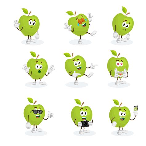 Animated Apple Mascot Collection Opensea