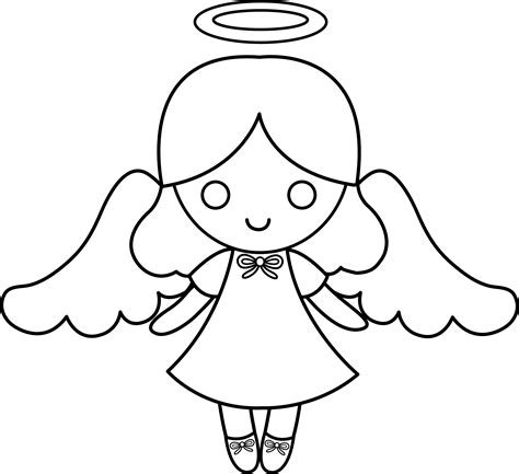 Free Angel Line Drawing Download Free Angel Line Drawing Png Images