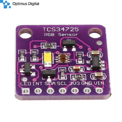 Tcs34725 Rgb Color Sensor Module Optimus Digital