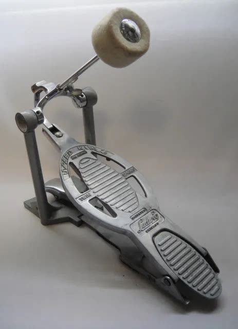 Vintage Ludwig Speed King Bass Drum Pedal Twin Spring Felt Beater