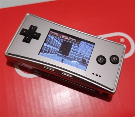 Nintendo Game Boy Gameboy Micro Srebrni
