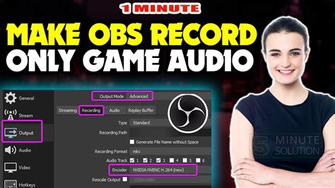 How To Make Obs Record Only Game Audio Quick Easy Youtube