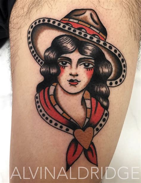 Pin By Leandro Lyra On Oldschool Cowgirl Tattoos Traditional Tattoo