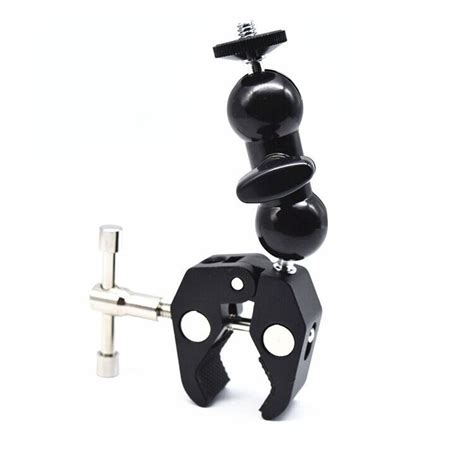 Camera Clamp Ball Head Magic Friction Arm Mount Super Crab Clamp