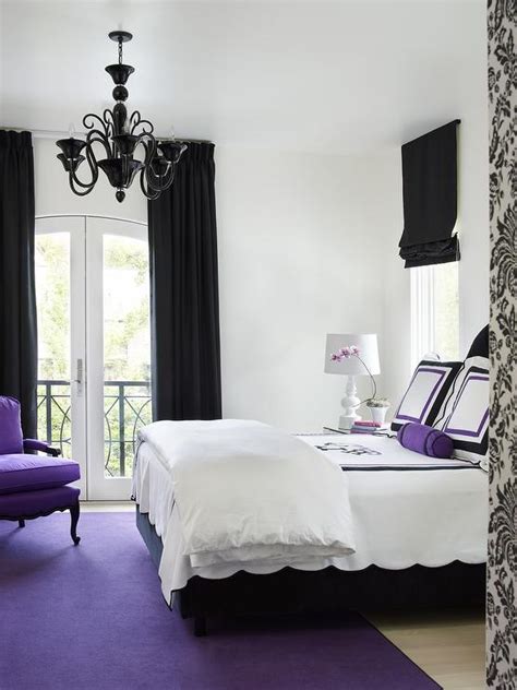 Aesthetic bedroom purple purple bedrooms dark purple bedrooms. Mirrored Desk - Contemporary - den/library/office