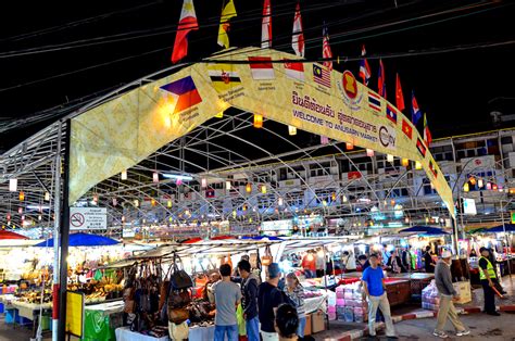 Night Bazaar In Chiang Mai Thailand