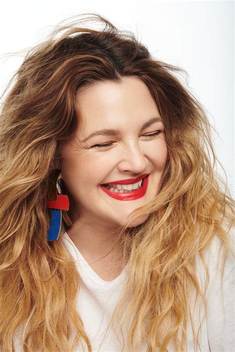 Drew Barrymore New Beauty Magazine Cover Flower Beauty Editorial April