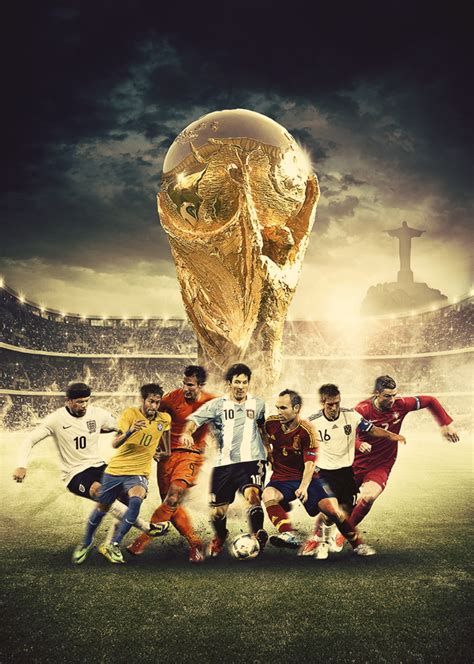 world cup 2014 digital art poster forza27