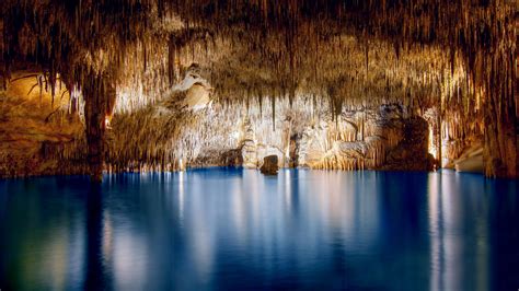 Drach Cuevas Del Drach On Majorca Island Spain Stock Photo Alamy