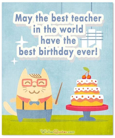 Teacher Birthday Birthday Cards