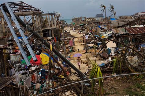 Photos Typhoon Haiyan Cuts A Path Of Destruction Across The