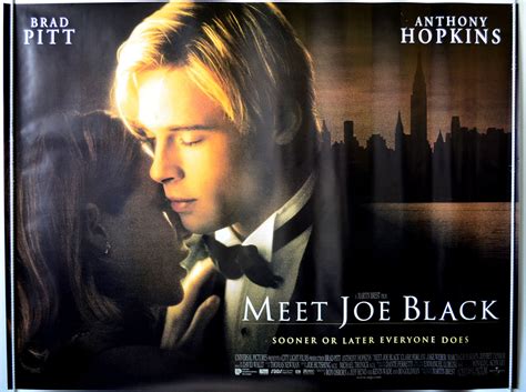 Meet Joe Black Original Cinema Movie Poster From