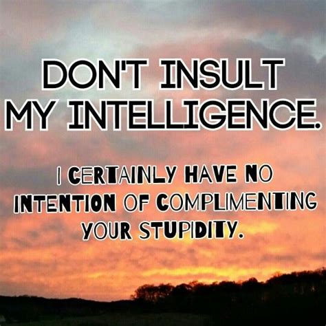 don t insult my intelligence intelligence quotes funny quotes i deserve better