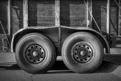 Utility Trailer Wheels Photograph By Nikolyn Mcdonald Fine Art America