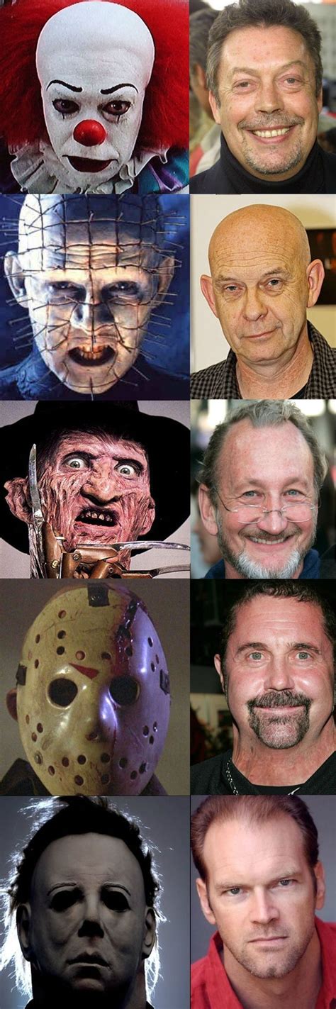 Some of the most famous horror actors are hard to recognize in real life while some are quite easy. Horror Film Characters without the Masks | The o'jays ...