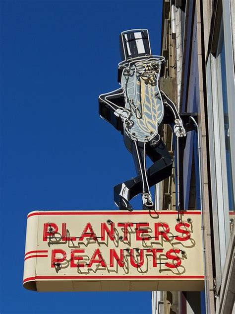 Planters Peanutsiconic Neon Sign Columbus Ohio Advertising Signs