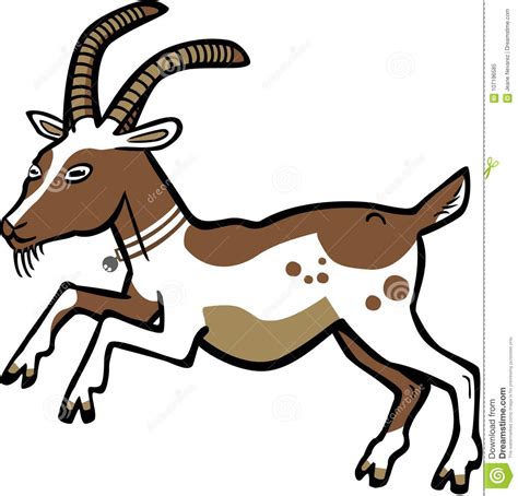 Billy Goat Cartoon Vector Illustration 15412864