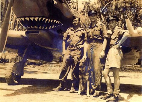 Three Pilots Of The Royal Australian Air Force Raaf No 457 Fighter