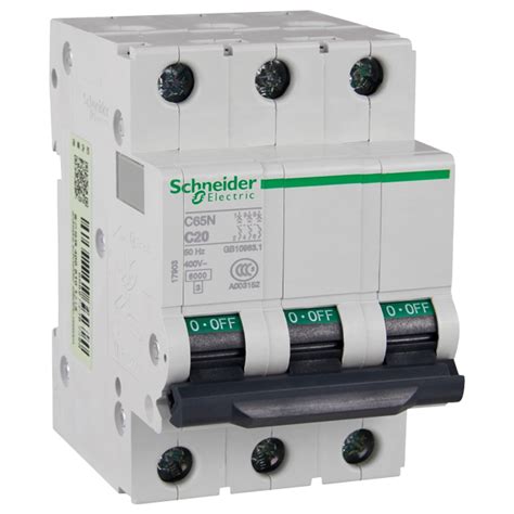 Schneider Electric C65N C10A 2P Miniature Circuit Breaker