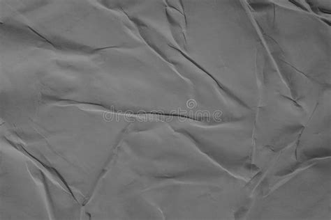 Medium Gray Crumpled Paper Texture Background Stock Photo Image Of Page Fabric