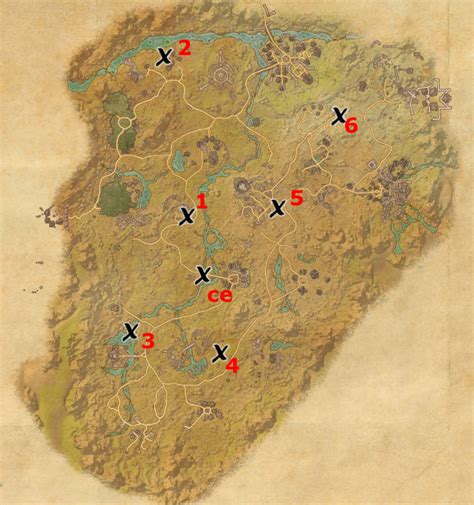Reapers March Treasure Map Locations Elder Scrolls Online Guides