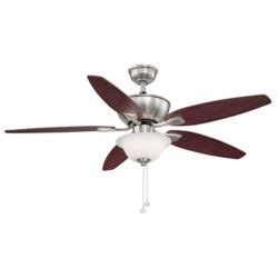 Whether it is summer or winter months, the situation remains the same. Hampton Bay Pilot 60-inch Indoor Ceiling Fan in Brushed ...