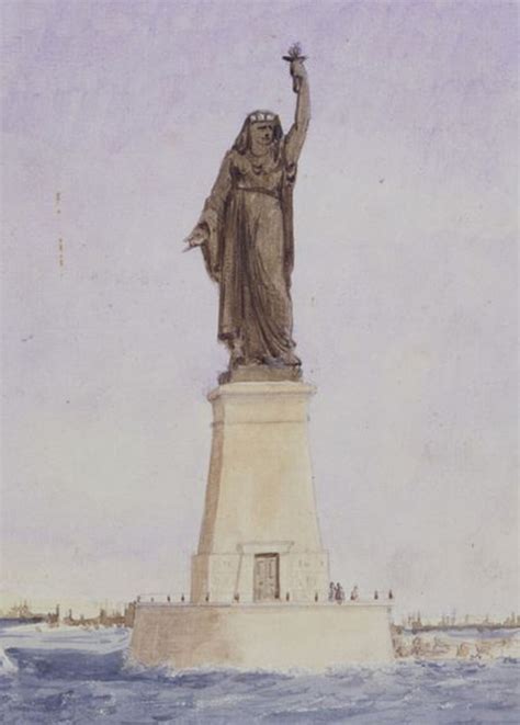Original Model For New Yorks Statue Of Liberty Was An Egyptian Arab Muslim Woman In Robe