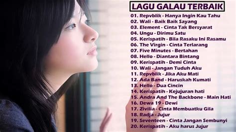 Lagupopindonesiaterbaru2019#laguterbaru2019indonesia best lagu pop indonesia terbaru 2019 cinta luar biasa terhits. Kumpulan Lagu Galau Terpopuler - Listen ss