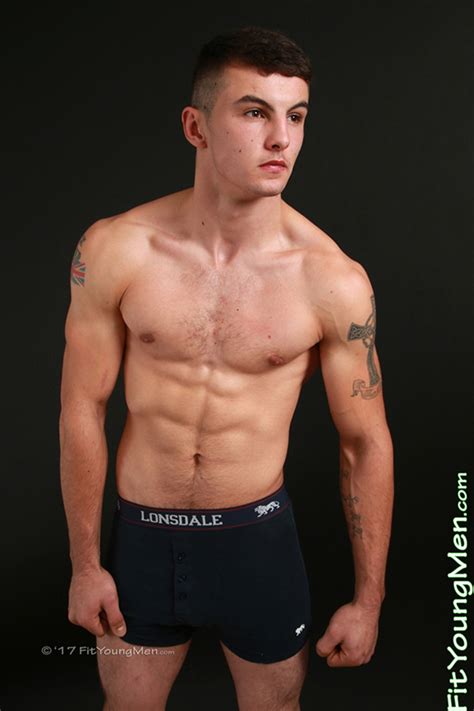 Sexy Young Ripped Boxer Jace Summers Strips Out Of His