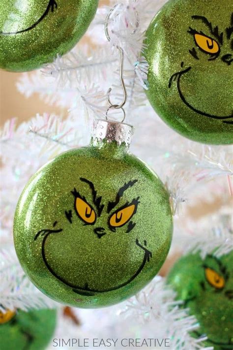 14 Easy Diy Grinch Christmas Ornament Ideas Lady Decluttered