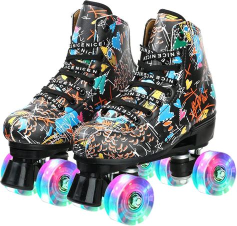 Leafis Roller Skates Classic High Top For Adult Outdoor