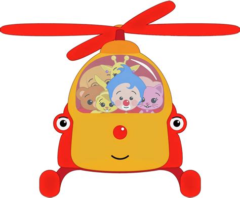 Plim Plim And His Friends In A Helicopter Bam Plim Plim Png Clipart