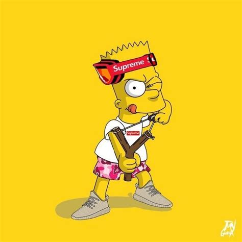 70 top bart simpson backgrounds , carefully selected images for you that start with b letter. Pin by SK 370Z on Bape - Supreme | Bart simpson art ...