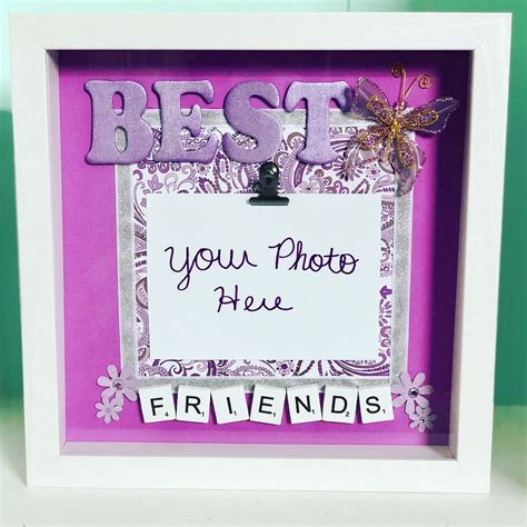 Check spelling or type a new query. Handmade Best Friends Shadow Box Picture With Photo Clip ...