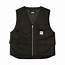 Stussy Insulated Work Vest Black Multi Pocket With 