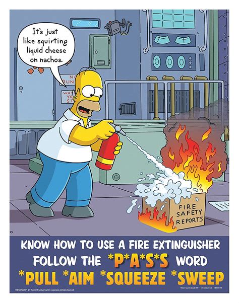 Safetyposter Simpsons Safety Poster Lh S Grainger The Best Porn